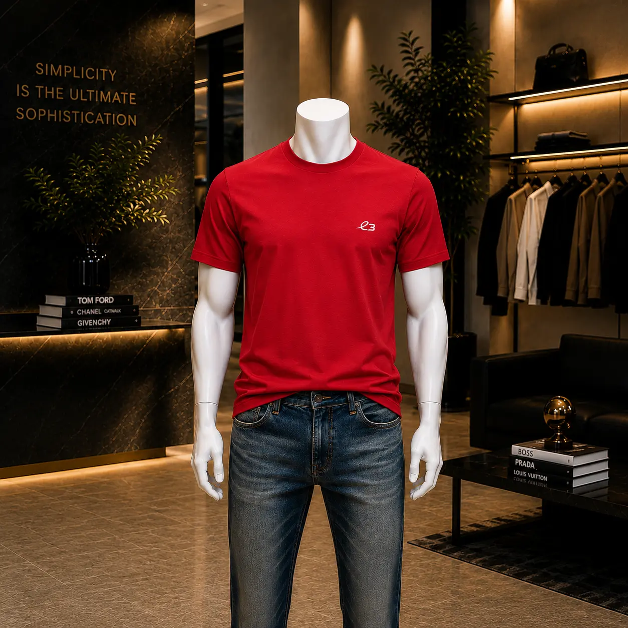 T-Shirt Emora Classic – Rouge.