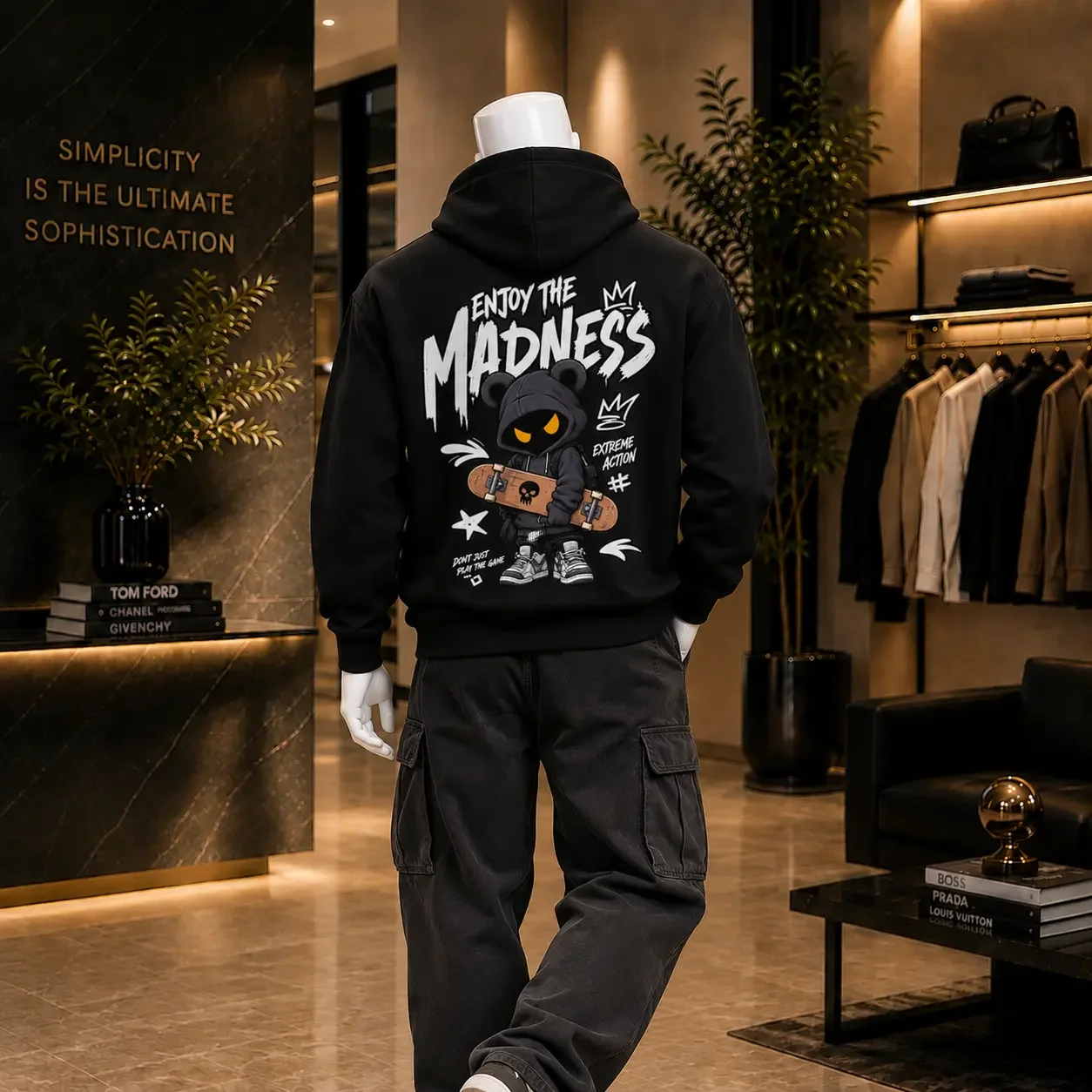 Semi-Oversized Hoodie – Madness