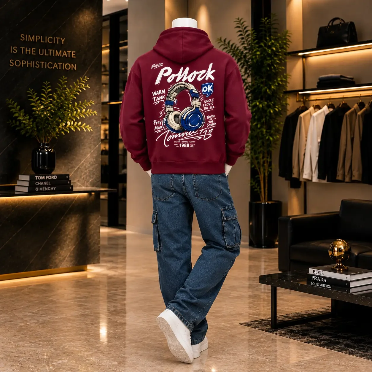 Oversize Hoodie – Music Style