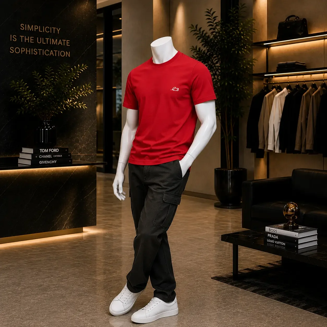 T-Shirt Emora Classic – Rouge.