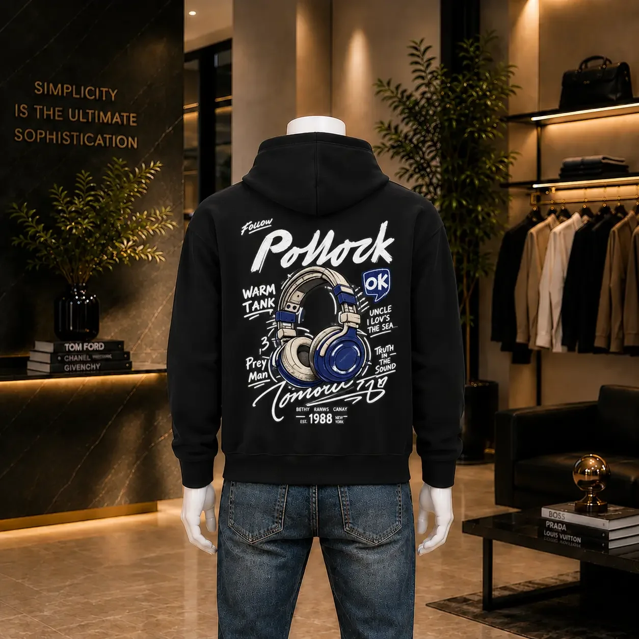 Oversize Hoodie – Music Style