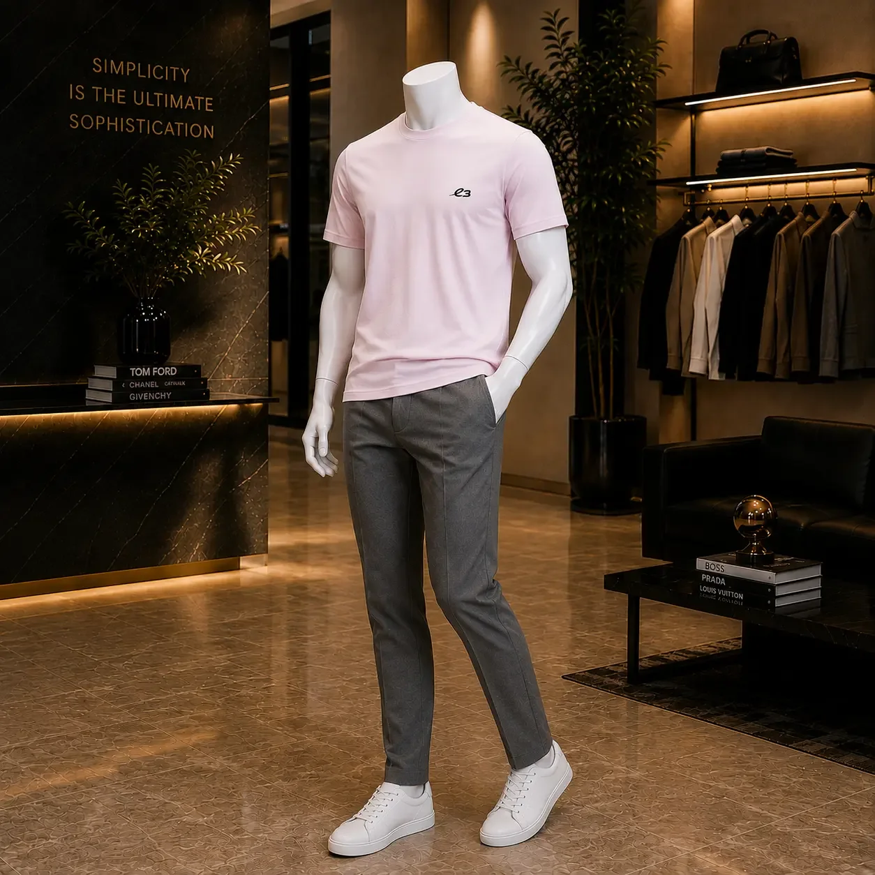 T-Shirt Emora Classique – Rose