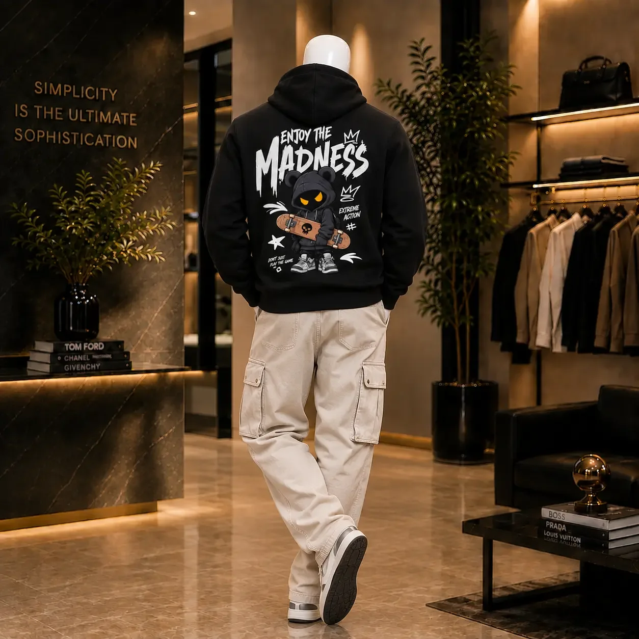 Semi-Oversized Hoodie – Madness
