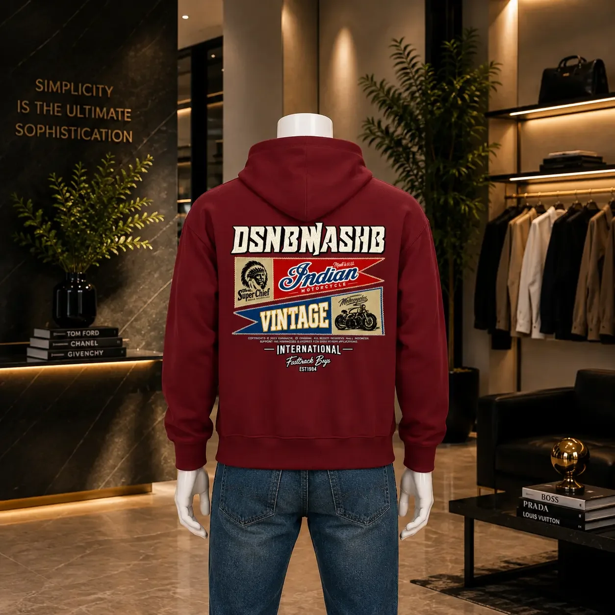 Hoodie Oversize – Vintage Rider