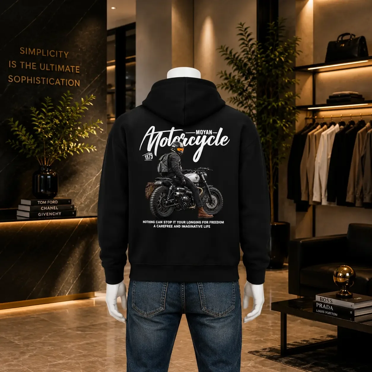 Oversize Hoodie – Motorcycle