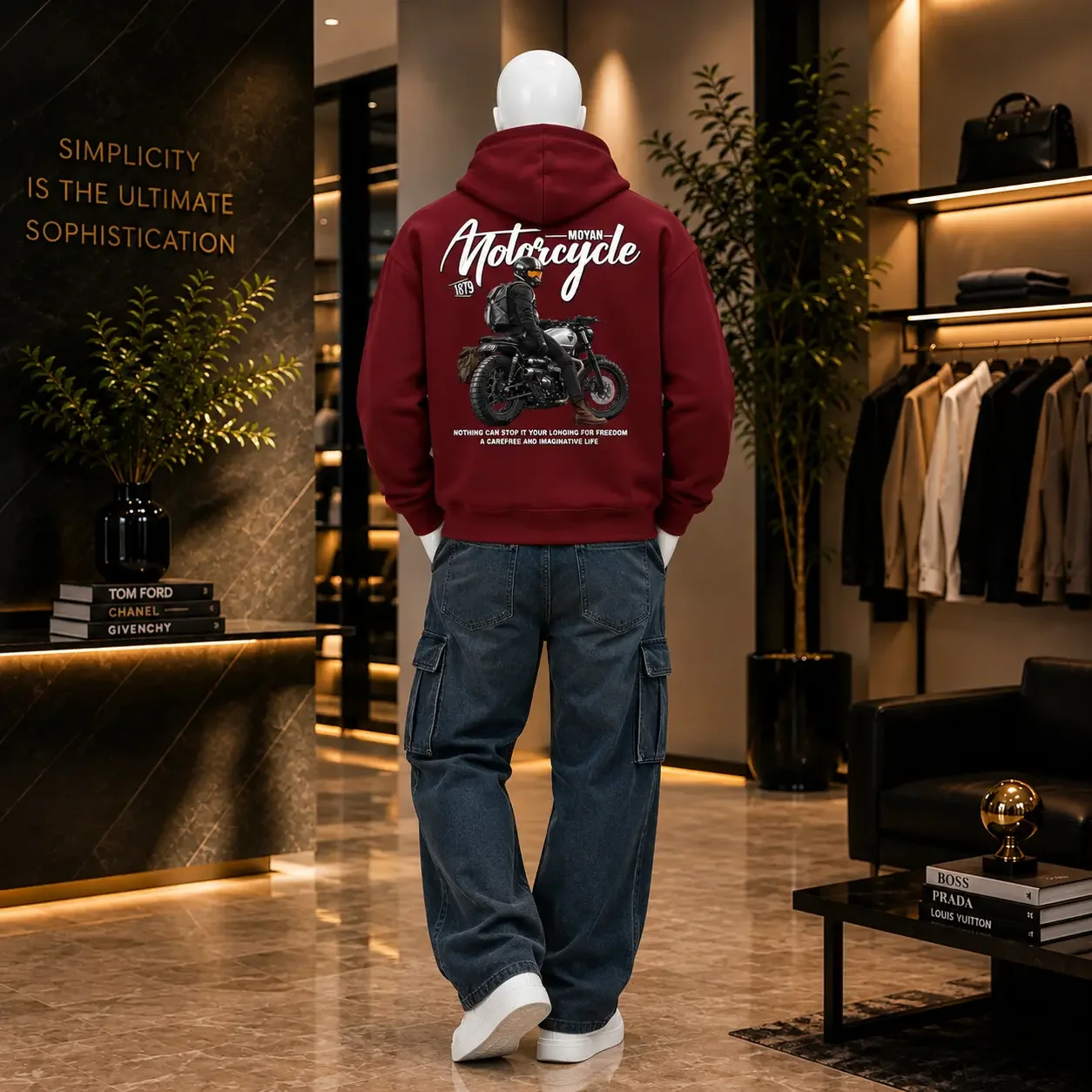 Oversize Hoodie – Motorcycle