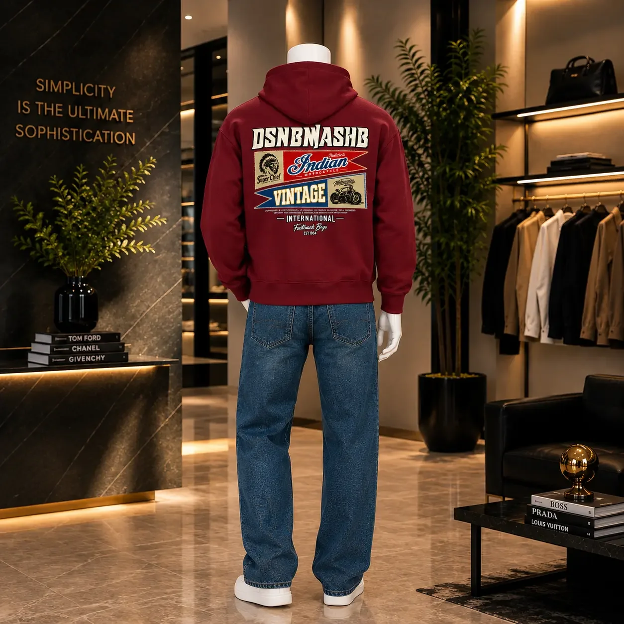 Hoodie Oversize – Vintage Rider