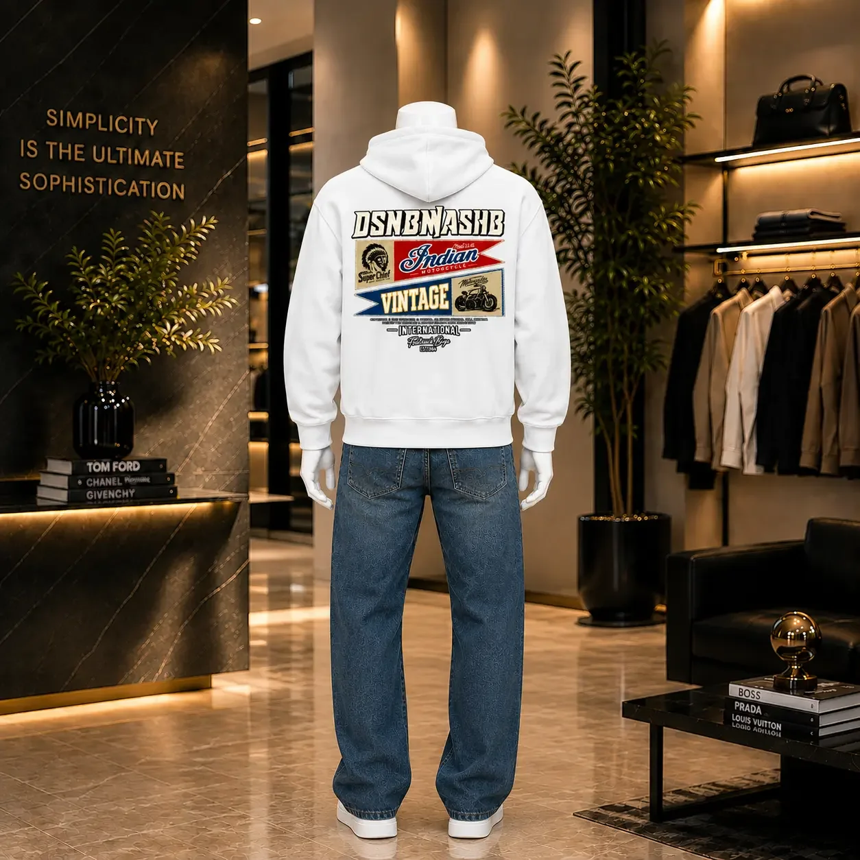Hoodie Oversize – Vintage Rider