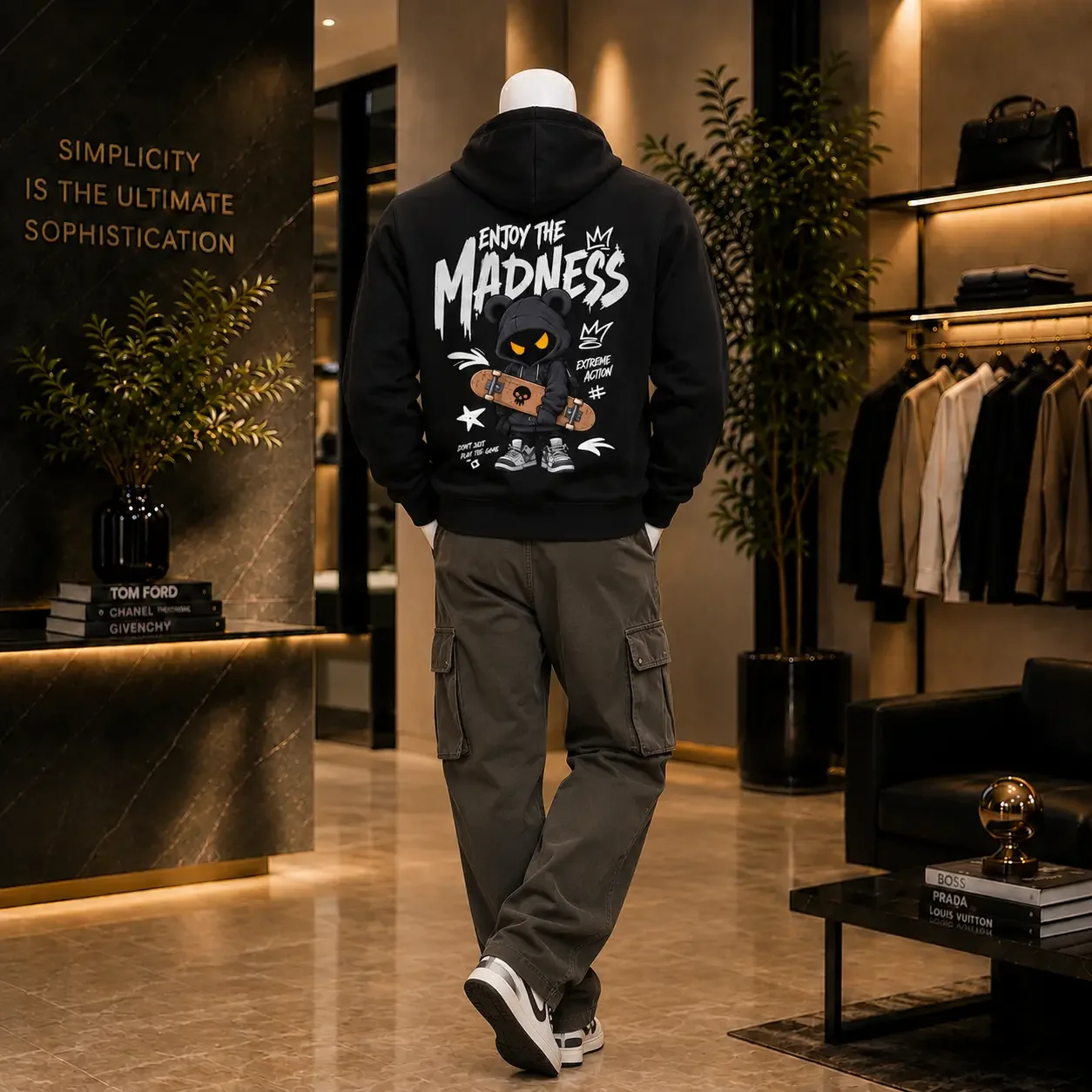 Semi-Oversized Hoodie – Madness