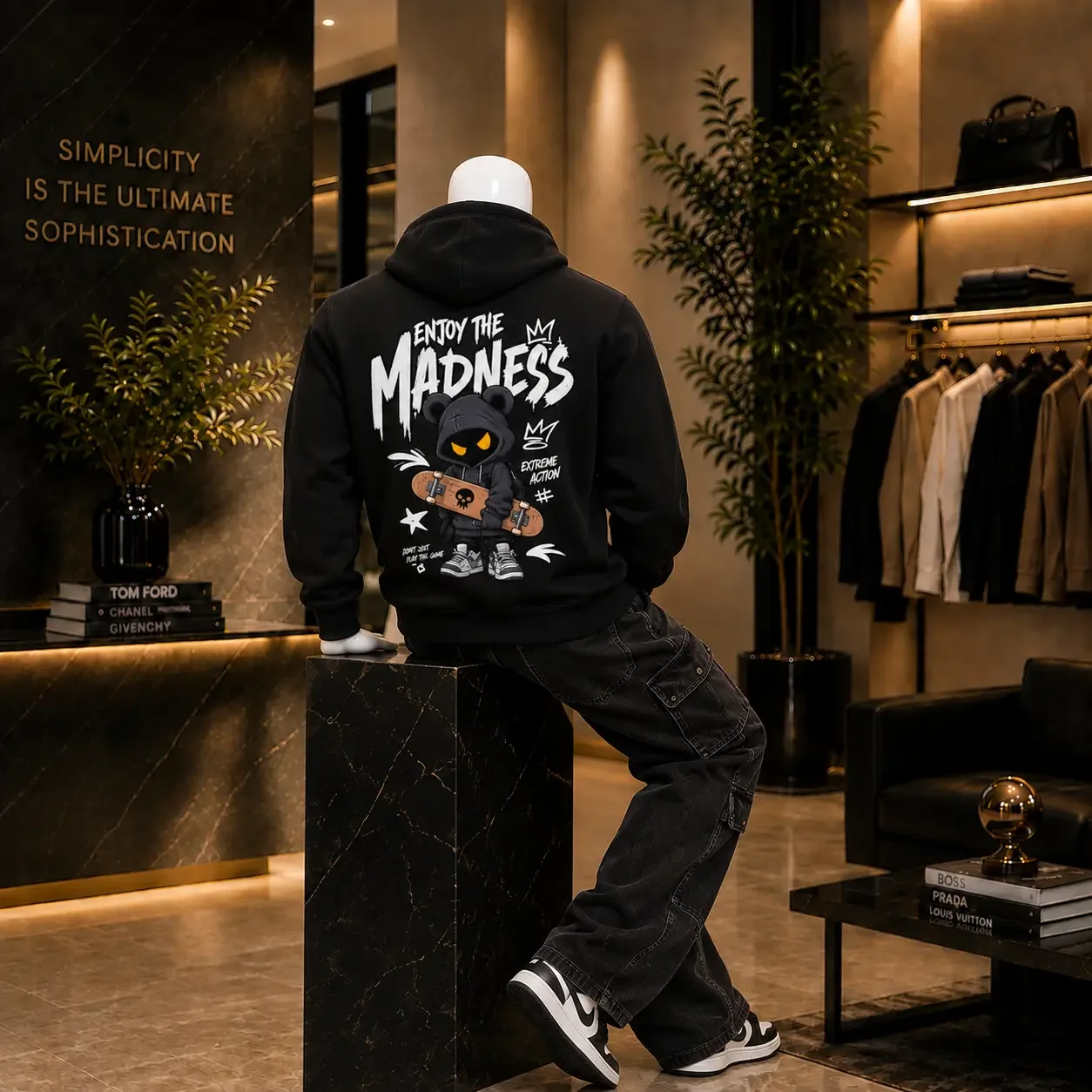 Semi-Oversized Hoodie – Madness