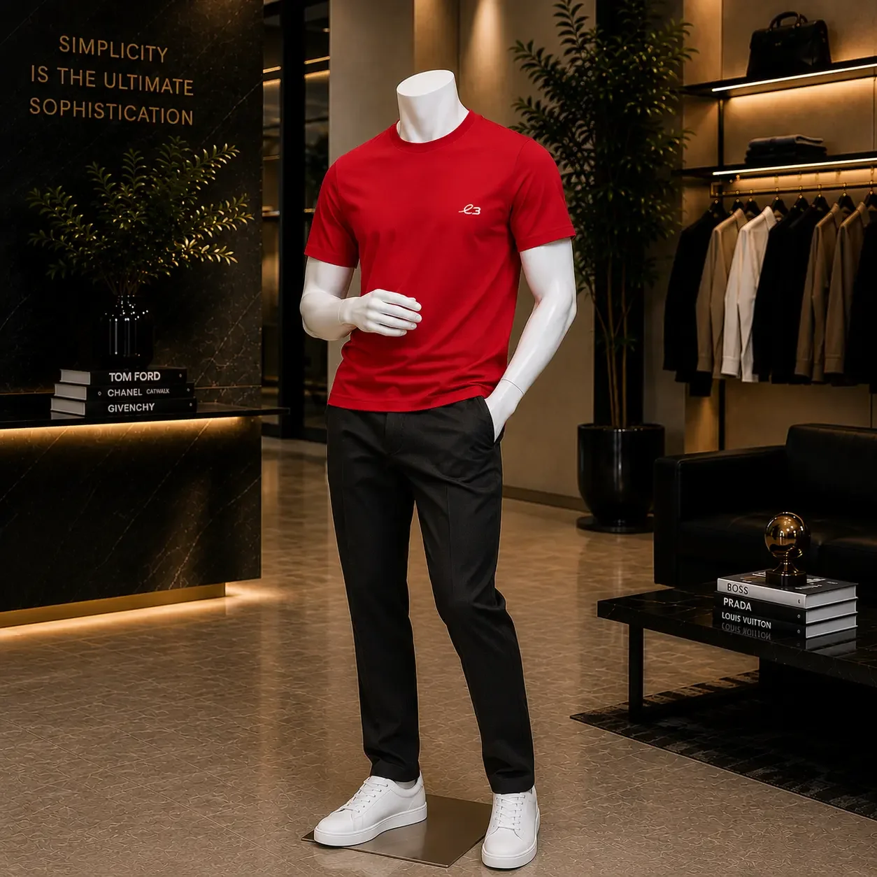 T-Shirt Emora Classic – Rouge.