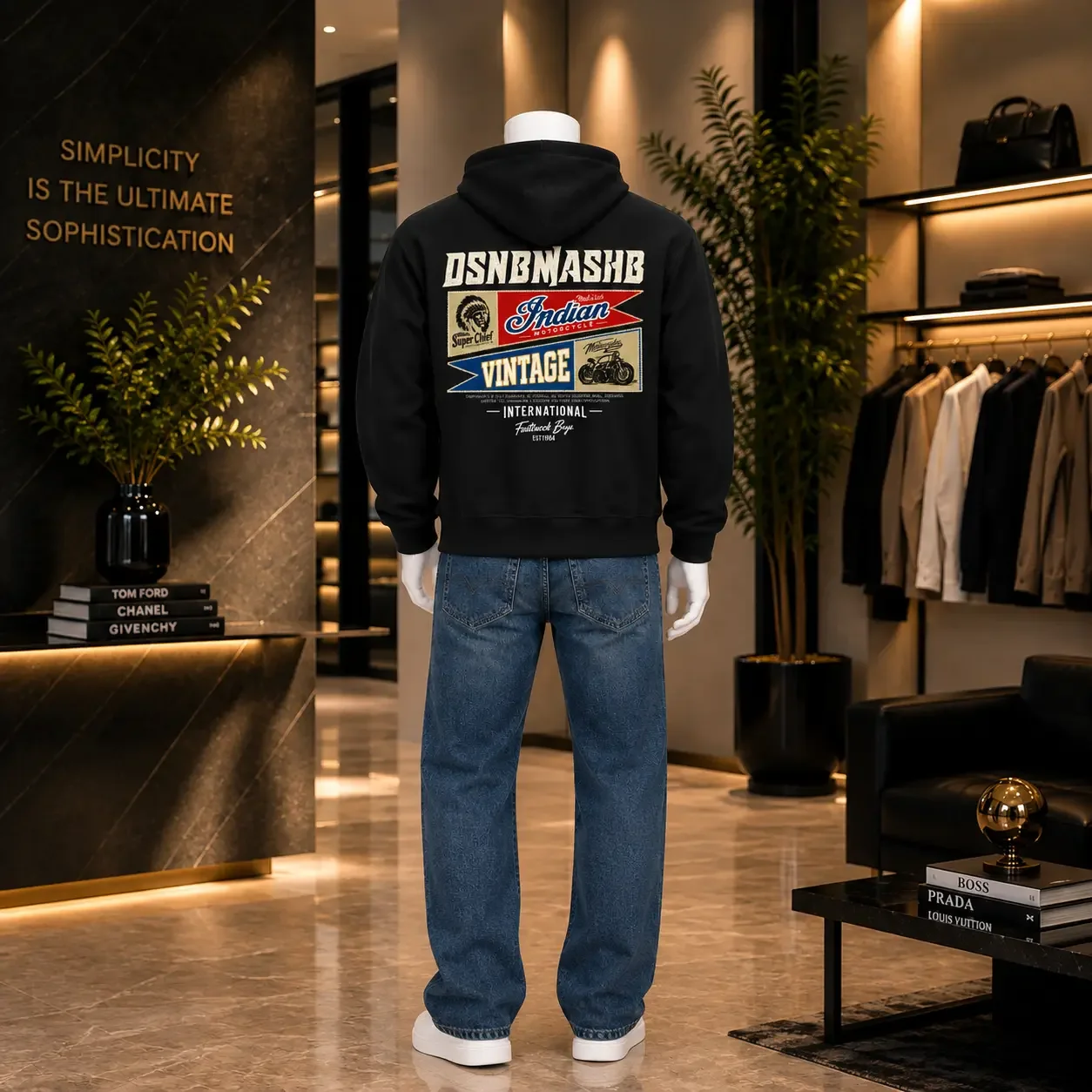 Hoodie Oversize – Vintage Rider