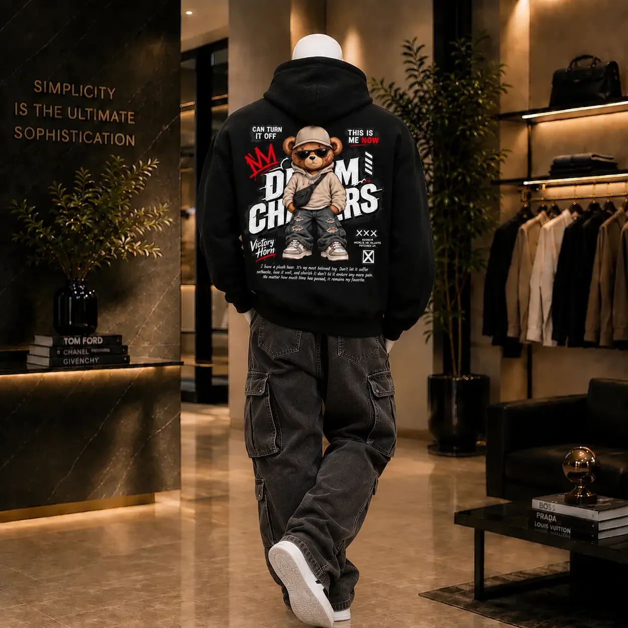 Hoodie Urban Bear Oversize