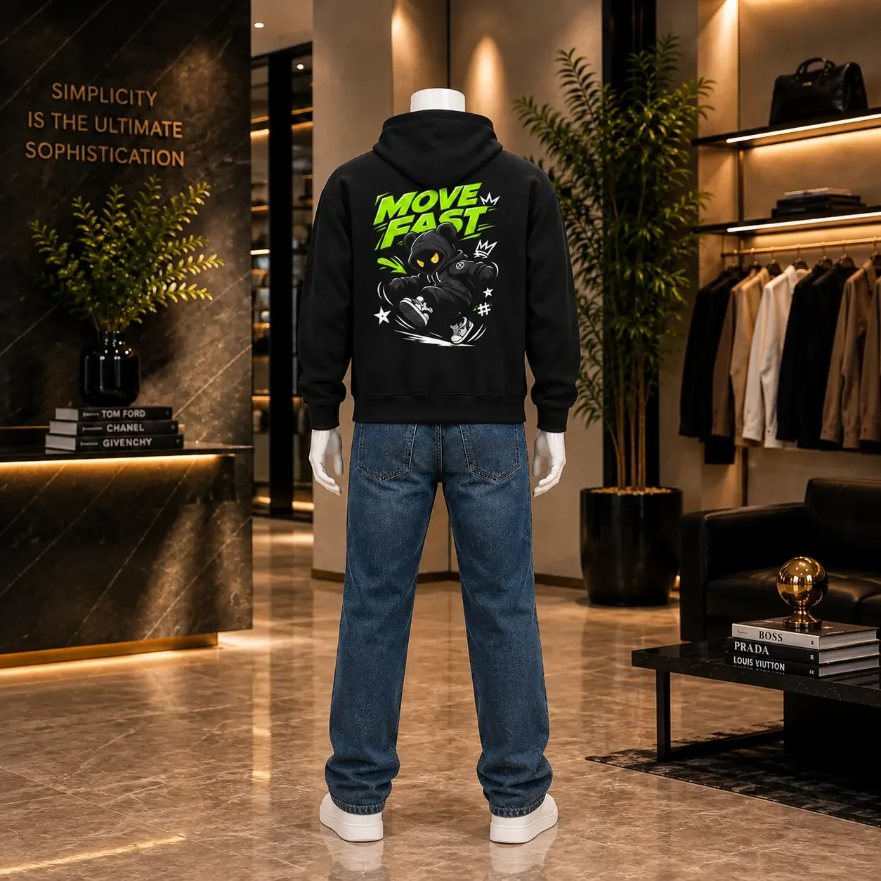 Hoodie Oversize – Fast Bear