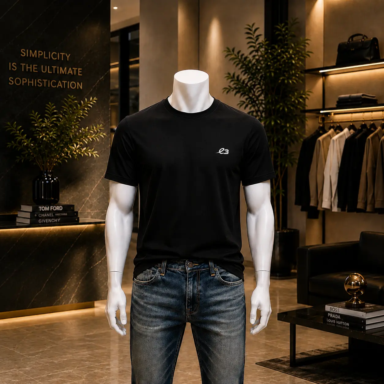 T-Shirt Emora Classique – Noir