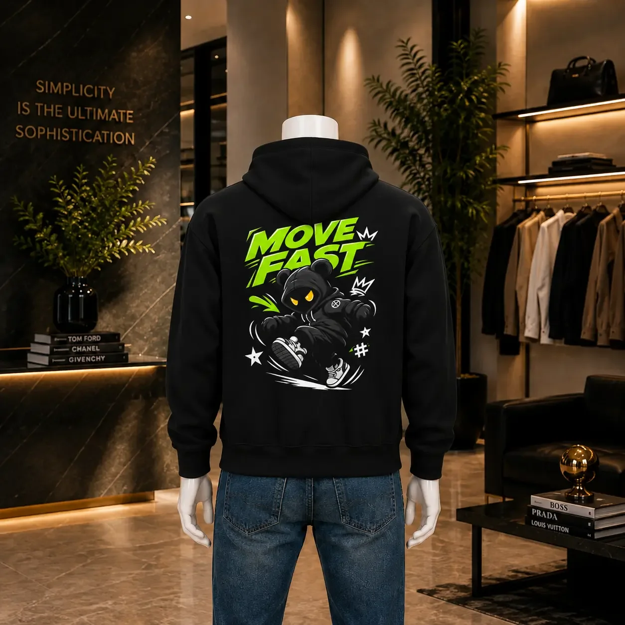 Hoodie Oversize – Fast Bear