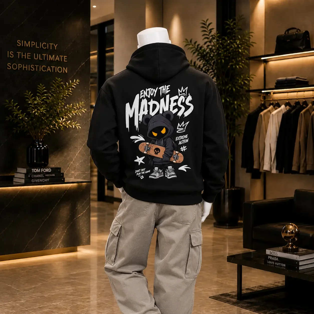 Semi-Oversized Hoodie – Madness