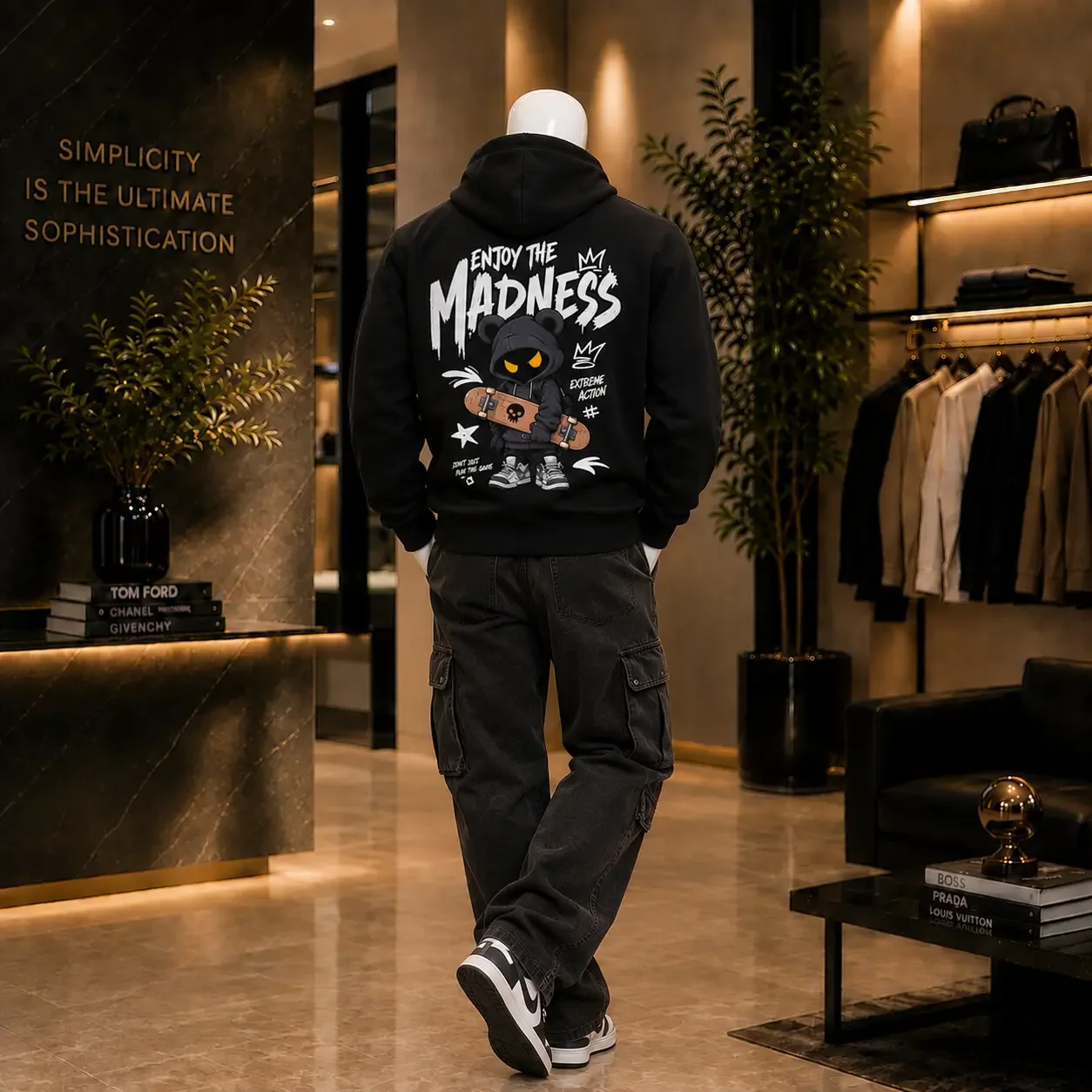 Semi-Oversized Hoodie – Madness