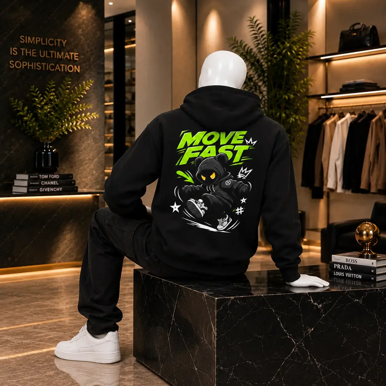 Hoodie Oversize – Fast Bear