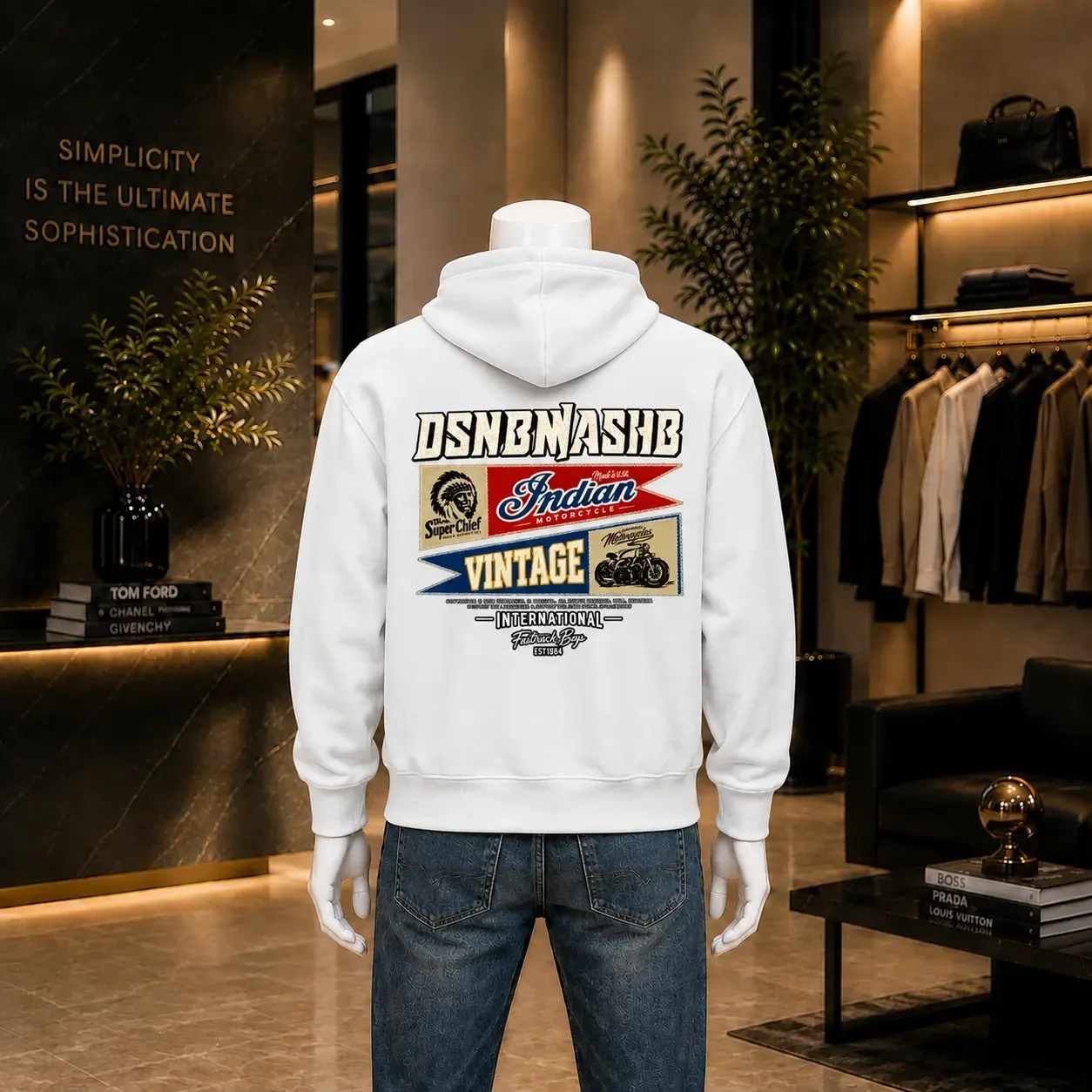 Hoodie Oversize – Vintage Rider