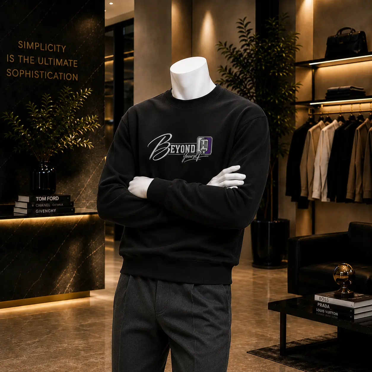 Sweat-shirt–dépassez vos limites
