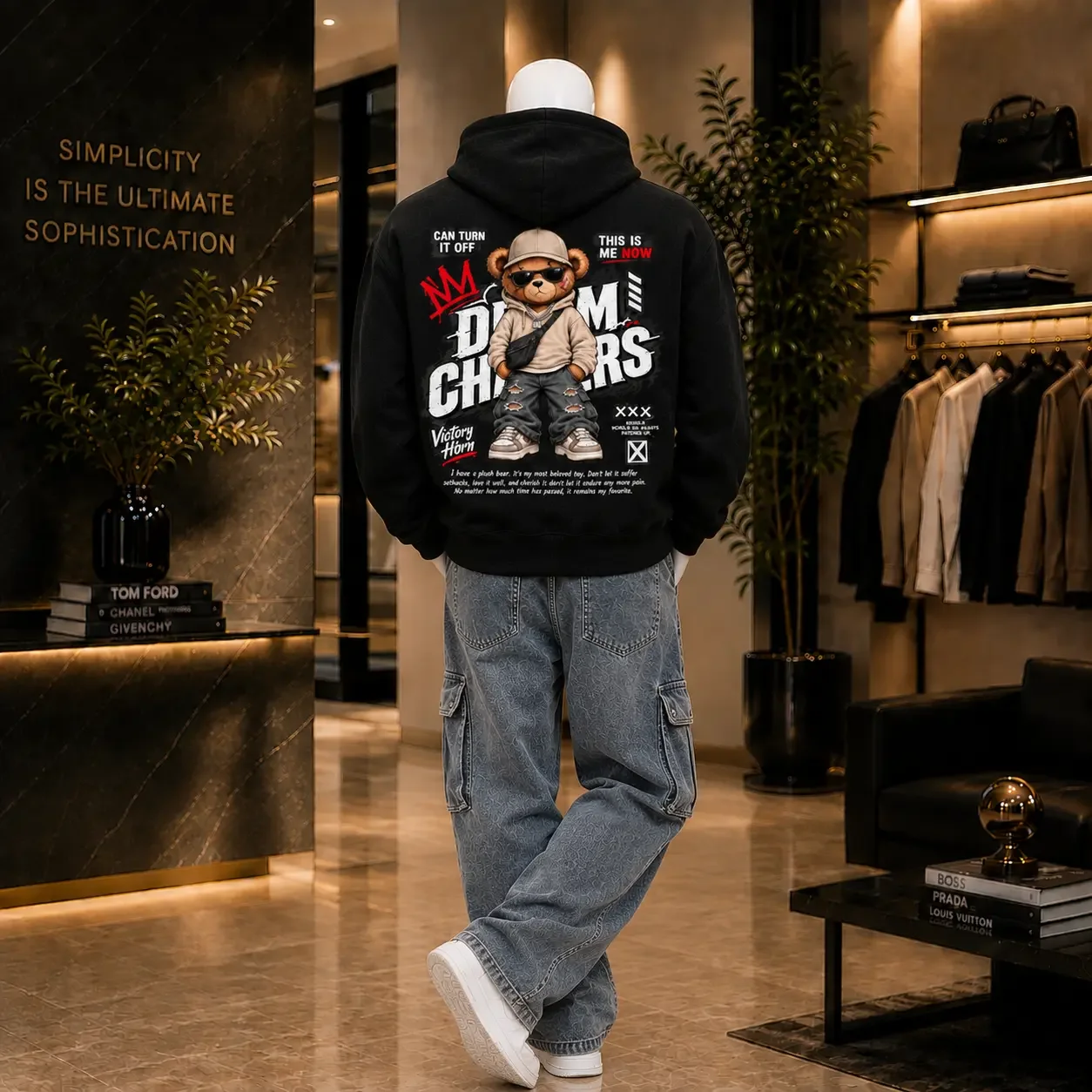 Hoodie Urban Bear Oversize