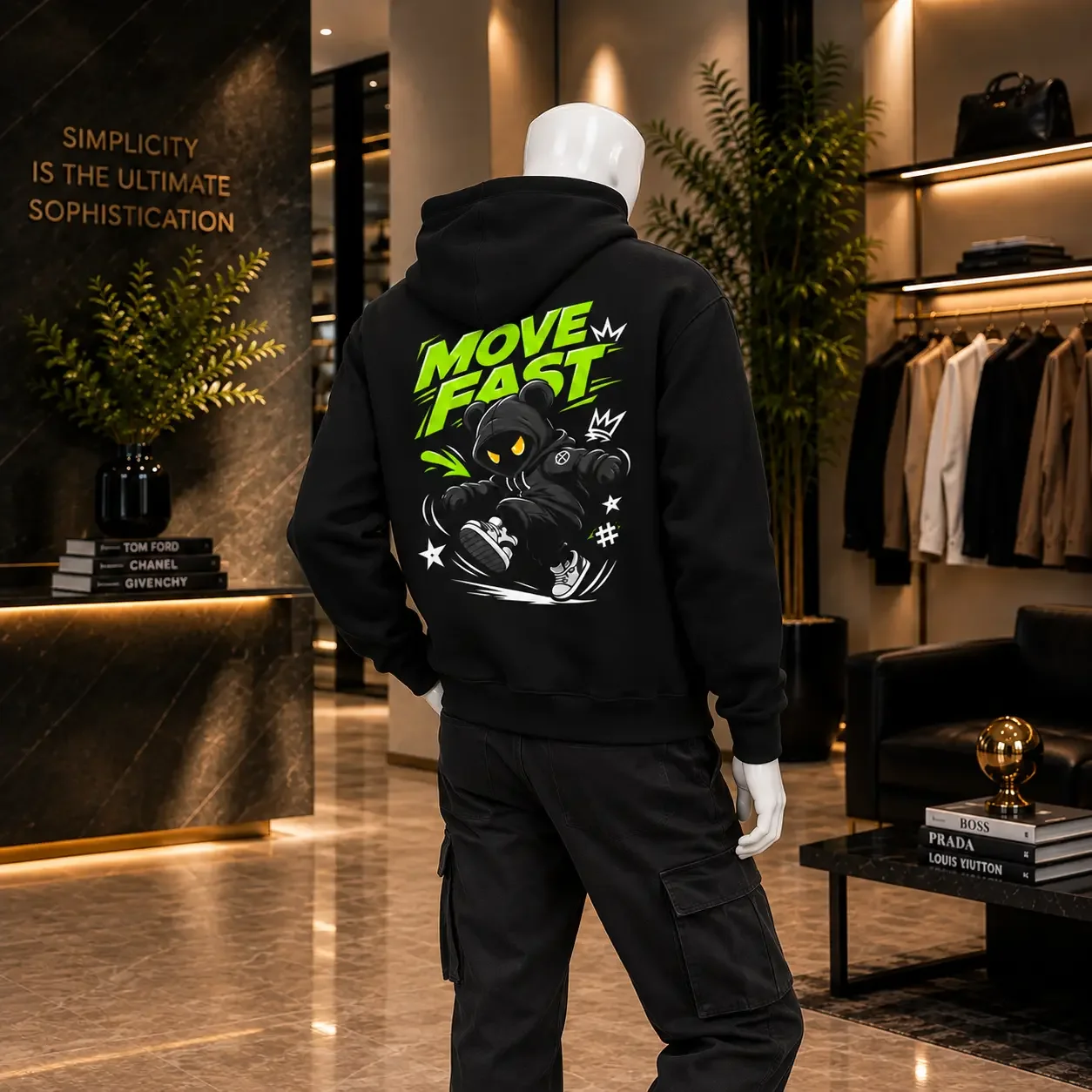 Hoodie Oversize – Fast Bear