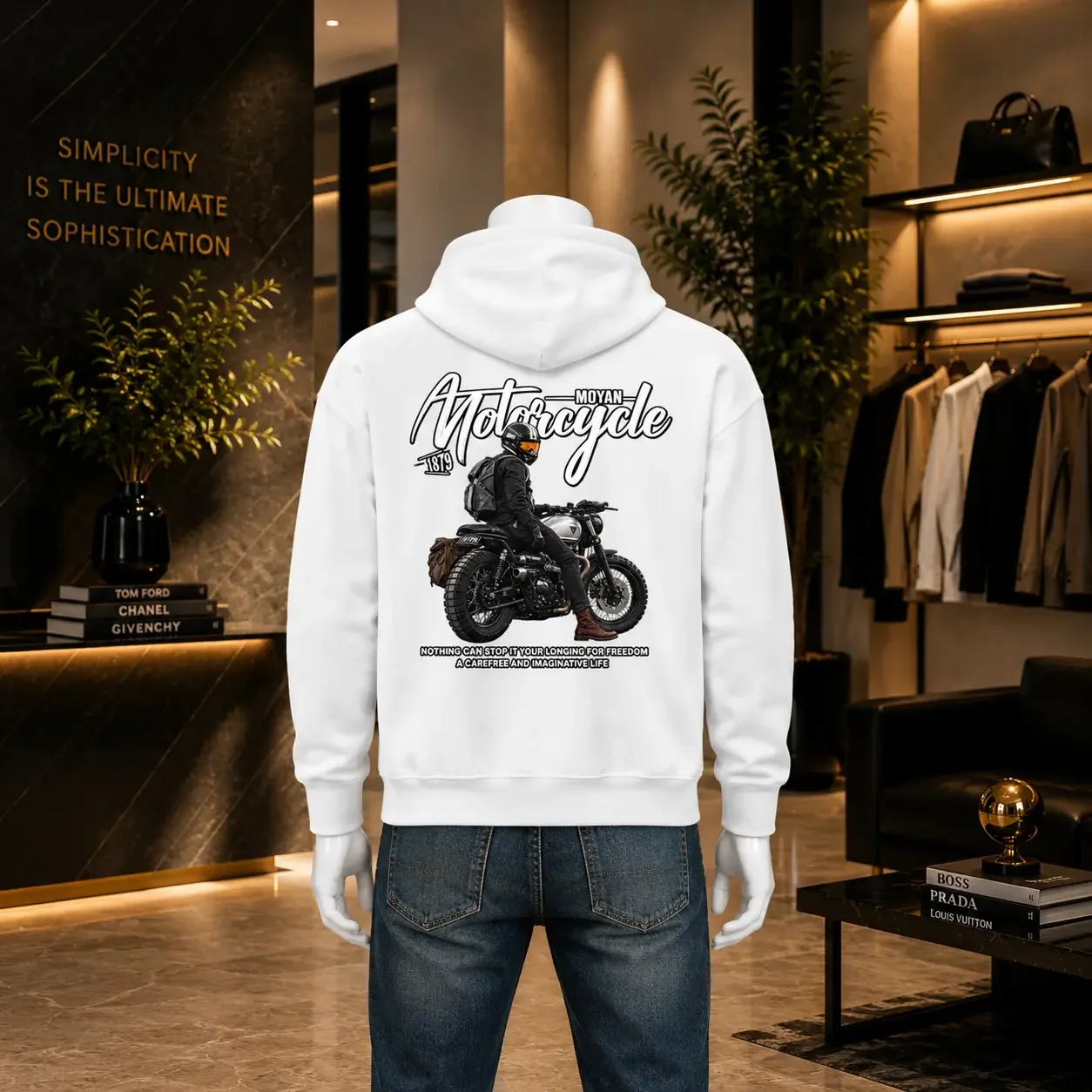 Oversize Hoodie – Motorcycle