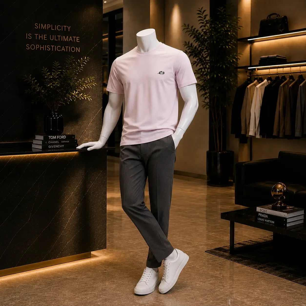 T-Shirt Emora Classique – Rose