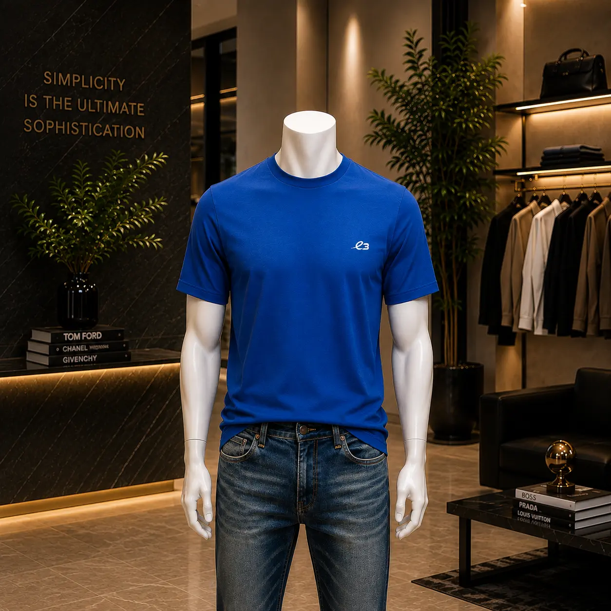 T-Shirt Emora Classic – Bleu