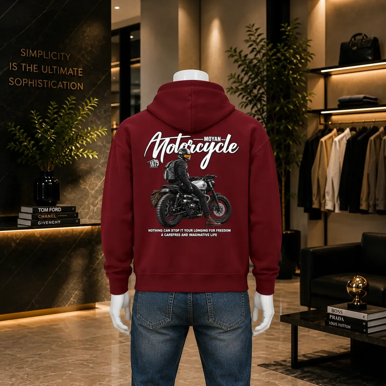 Oversize Hoodie – Motorcycle