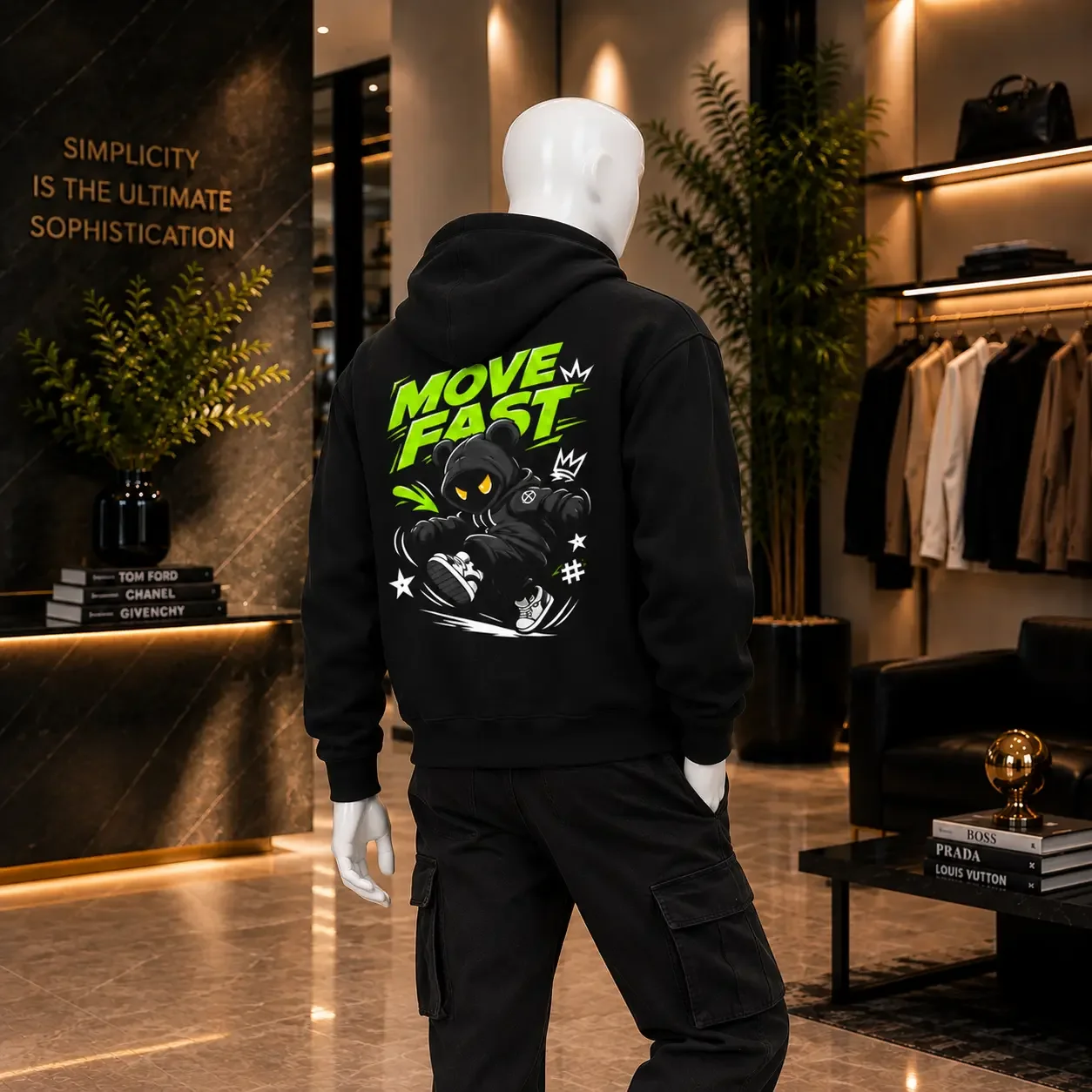 Hoodie Oversize – Fast Bear