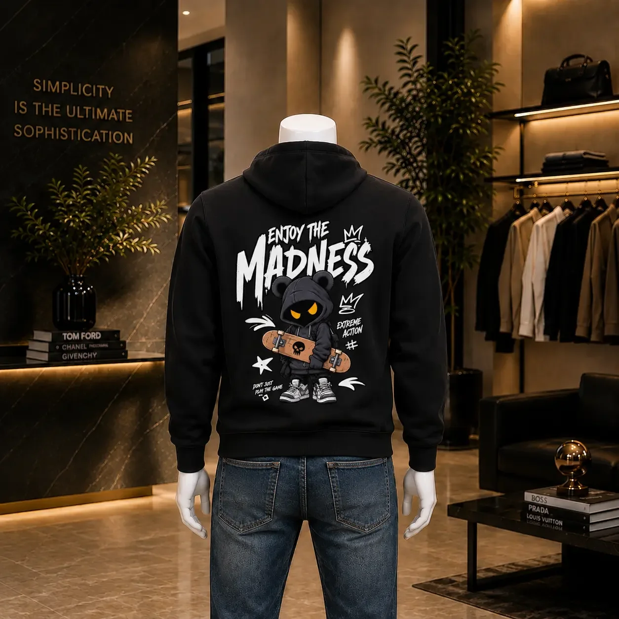 Semi-Oversized Hoodie – Madness