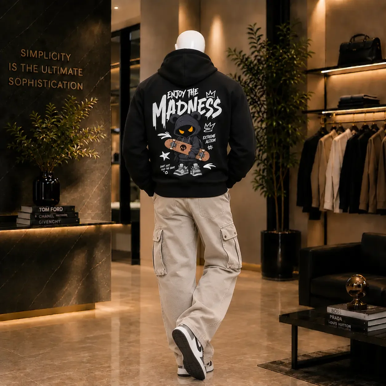 Semi-Oversized Hoodie – Madness