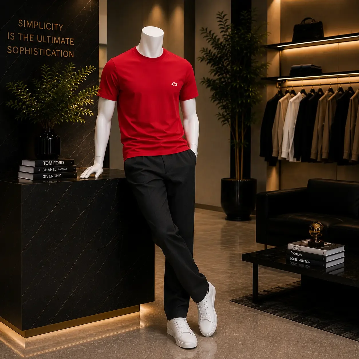 T-Shirt Emora Classic – Rouge.