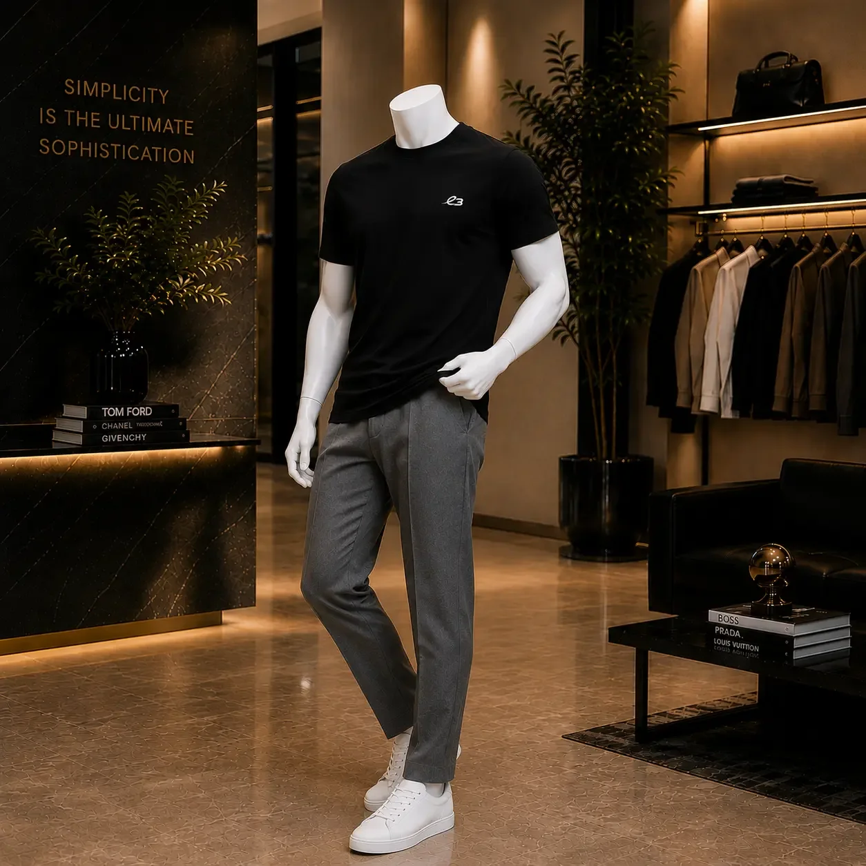 T-Shirt Emora Classique – Noir