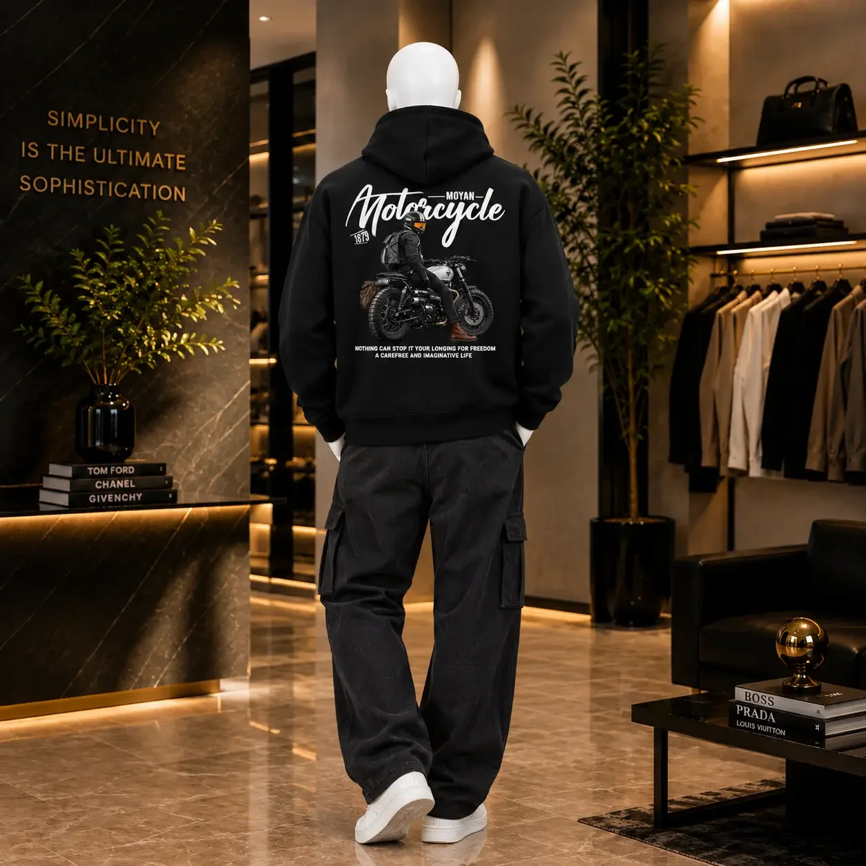 Oversize Hoodie – Motorcycle