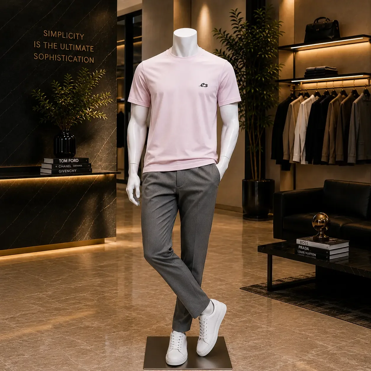 T-Shirt Emora Classique – Rose
