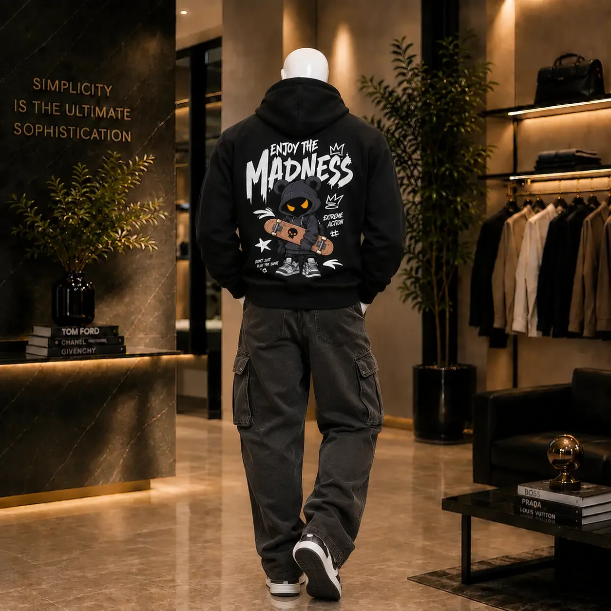 Semi-Oversized Hoodie – Madness