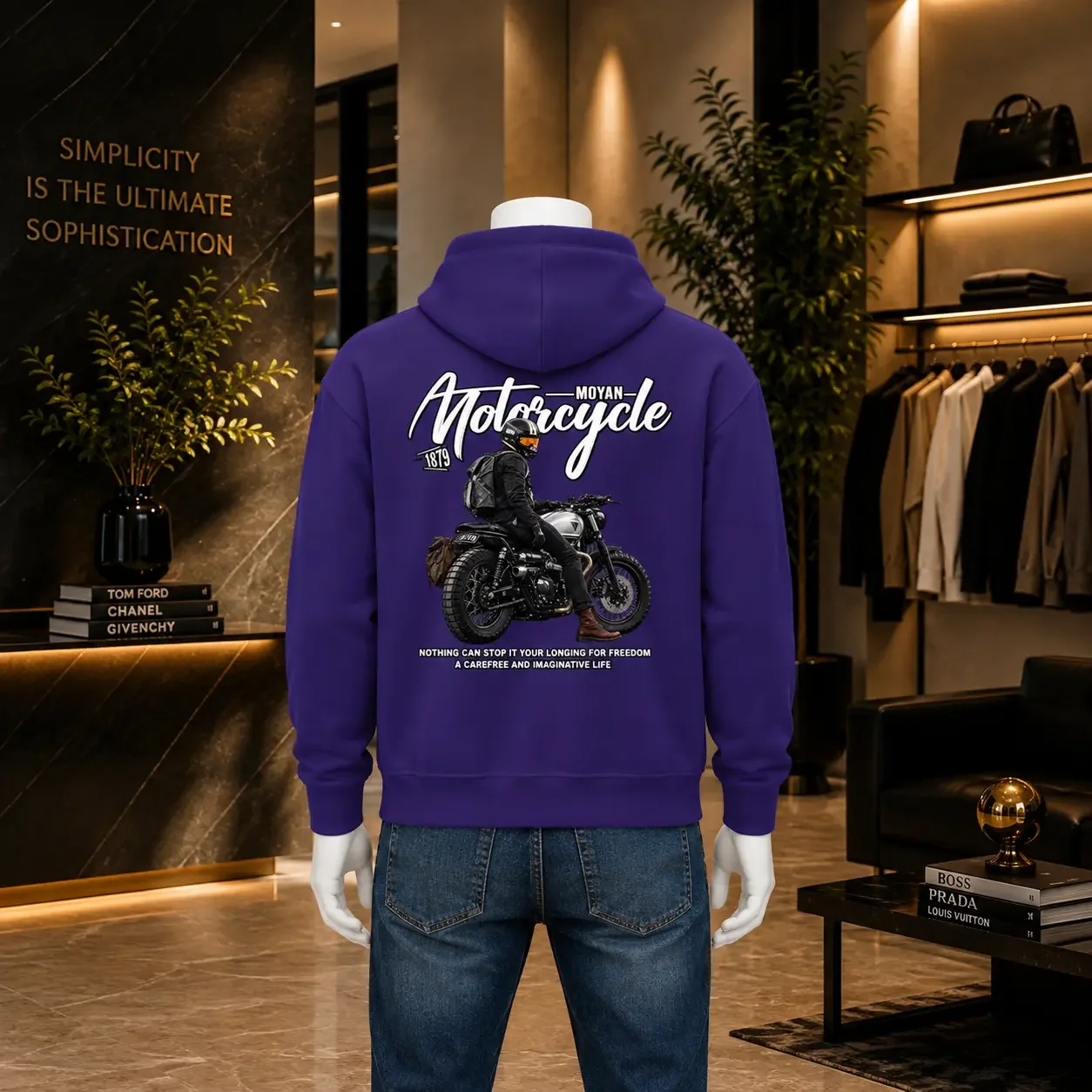 Oversize Hoodie – Motorcycle