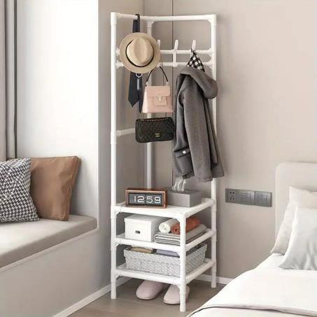 علاّقة ملابس زاوية متعددة الوظائف ومتعددة الطبقات