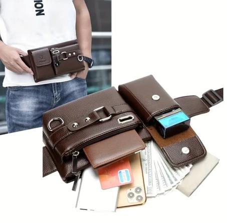 SAC HOMMES حقيبة الكتف  الجلدية