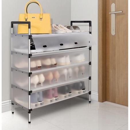 خزانة أحذية ذات 5 طبقات مغطات