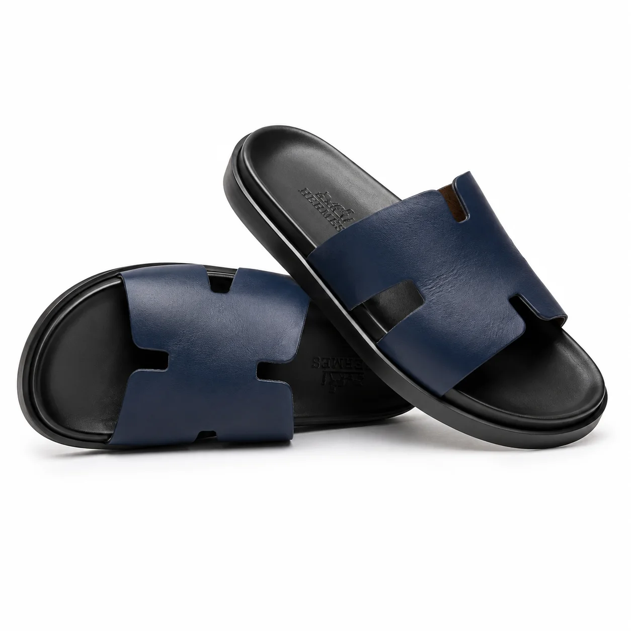 Sandale Hermes  confortable en cuire  / Dan 100 %