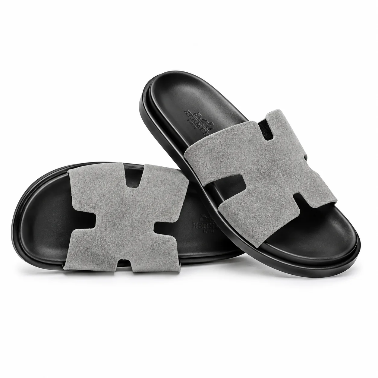 Sandale Hermes  confortable en cuire  / Dan 100 %