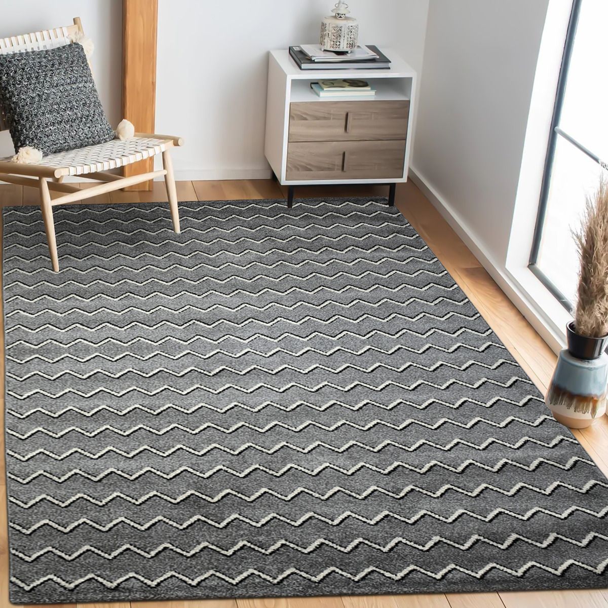 Tapis SAVAR gris, crème