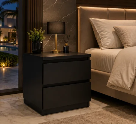 Table de Nuit Intelligente avec Compartiment Secret RFID
