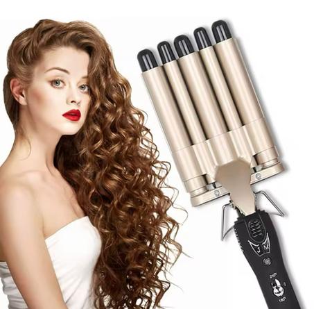 Triple barrel waver مموج الشعر الثلاثي 3D