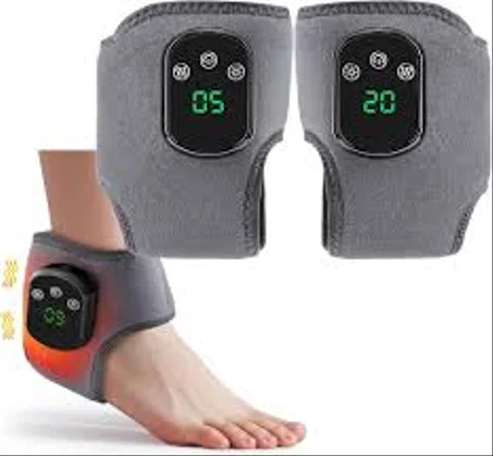 يمكن لجهاز تدليك القدم واليد الكهربائي أن يهتز ويسخن الكاحلين والمفاصل؛ كما أن الدعامة محمولة، مما يسمح بالاسترخاء.