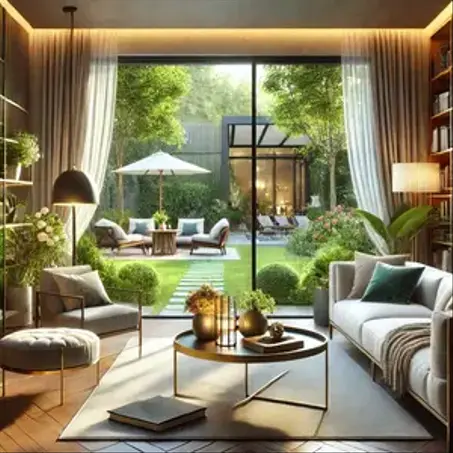 المنزل والحديقة والأثاث